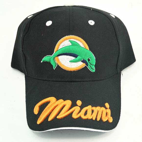 Miami Dolphins NFL Football Hat Blat Orange Adjustable - Picture 1 of 3